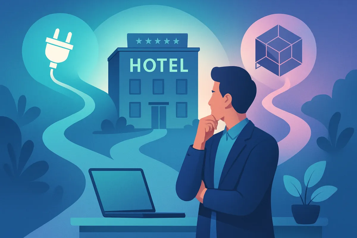 Plug and play sau dezvoltare custom? Ghid pentru managerii de hotel români